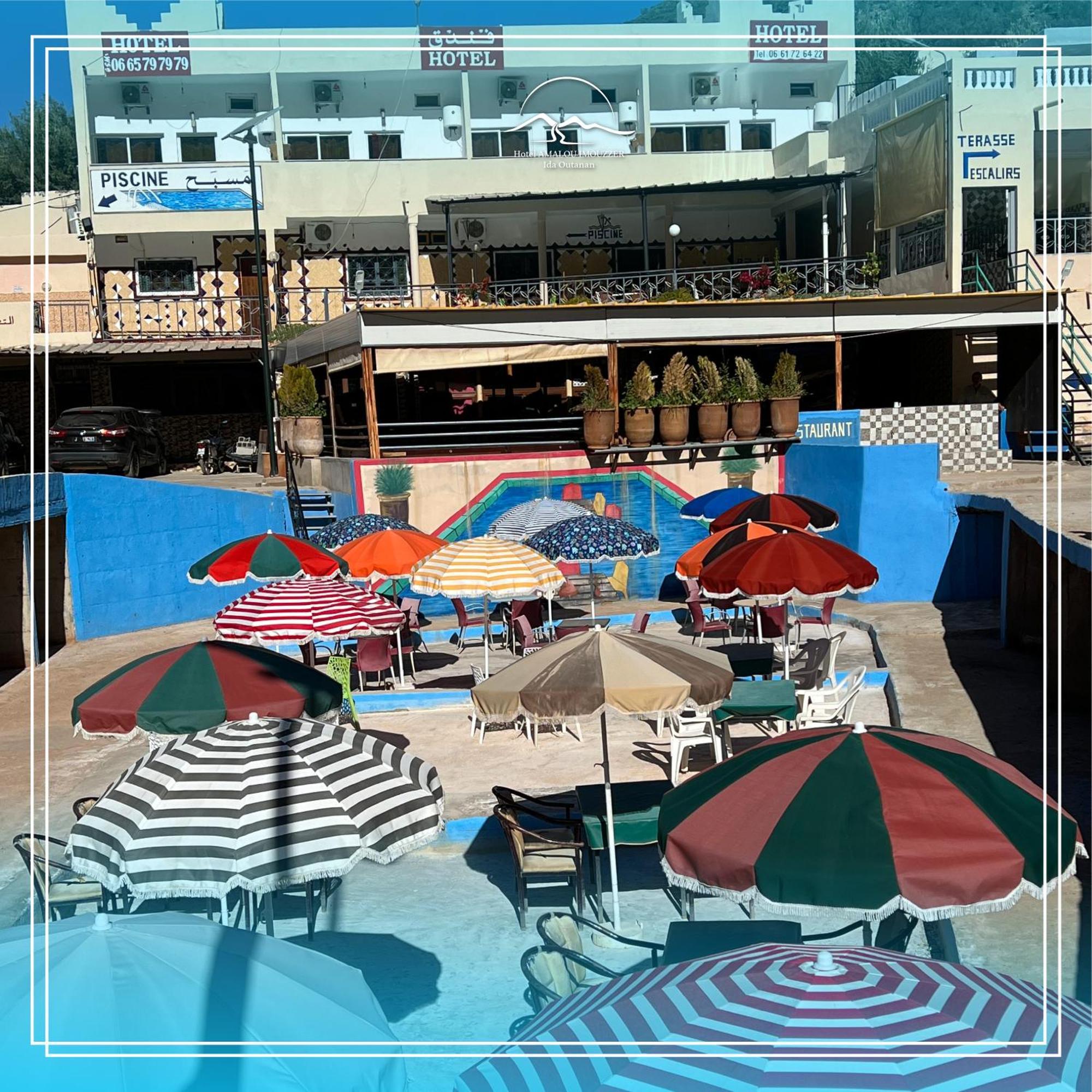 Hotel Amalou Imouzzer Ida Ou Tanane Esterno foto