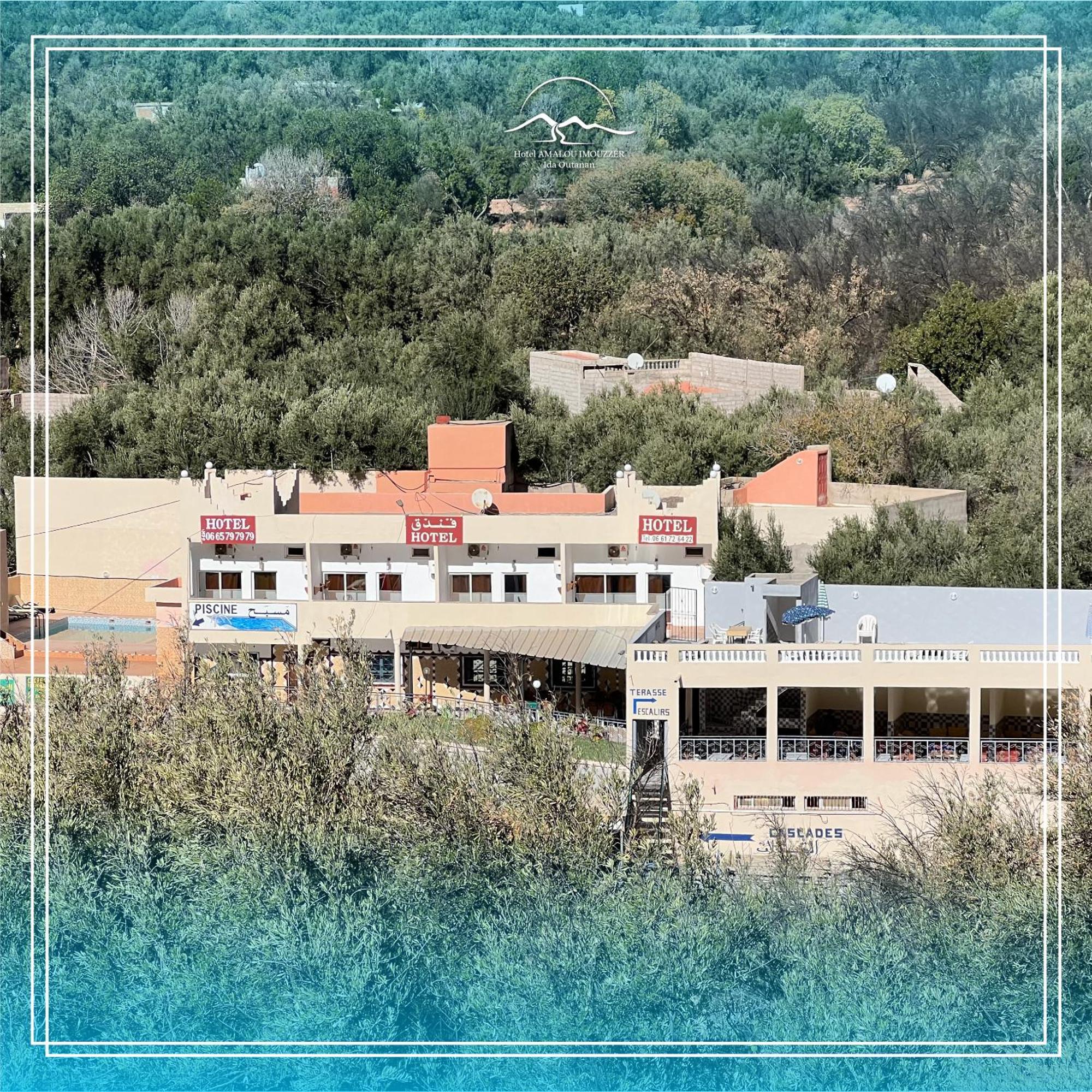Hotel Amalou Imouzzer Ida Ou Tanane Esterno foto